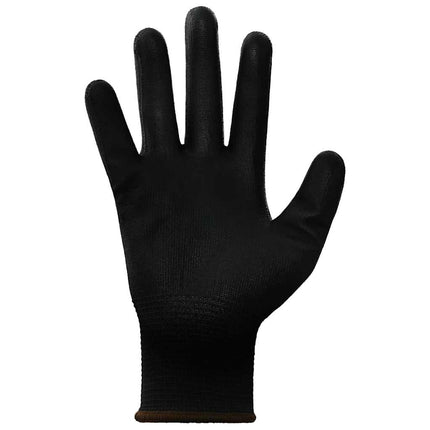 Arbejds handsker 24 pcs Sort 8 / m Polyester
