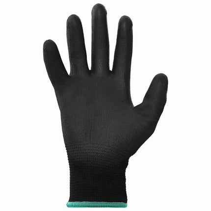 Arbejds handsker 24 pcs Sort 11 / XXL Polyester
