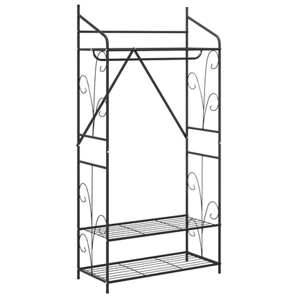 Åben Garderobe Ensfarvet 78 x 36 x 158 cm