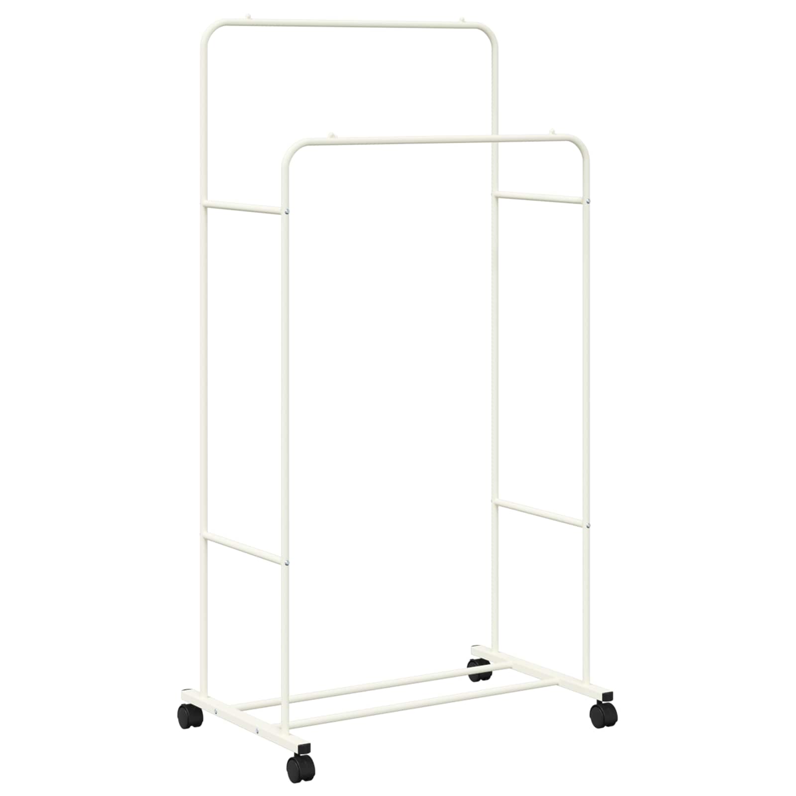 Tøjstativ Ensfarvet Hvid 80 x 53 x 156 cm