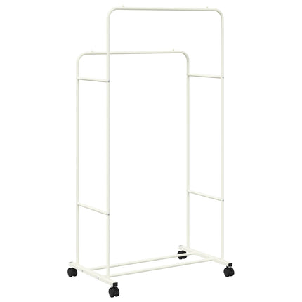 Tøjstativ Ensfarvet Hvid 80 x 53 x 156 cm