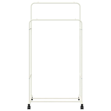 Tøjstativ Ensfarvet Hvid 80 x 53 x 156 cm