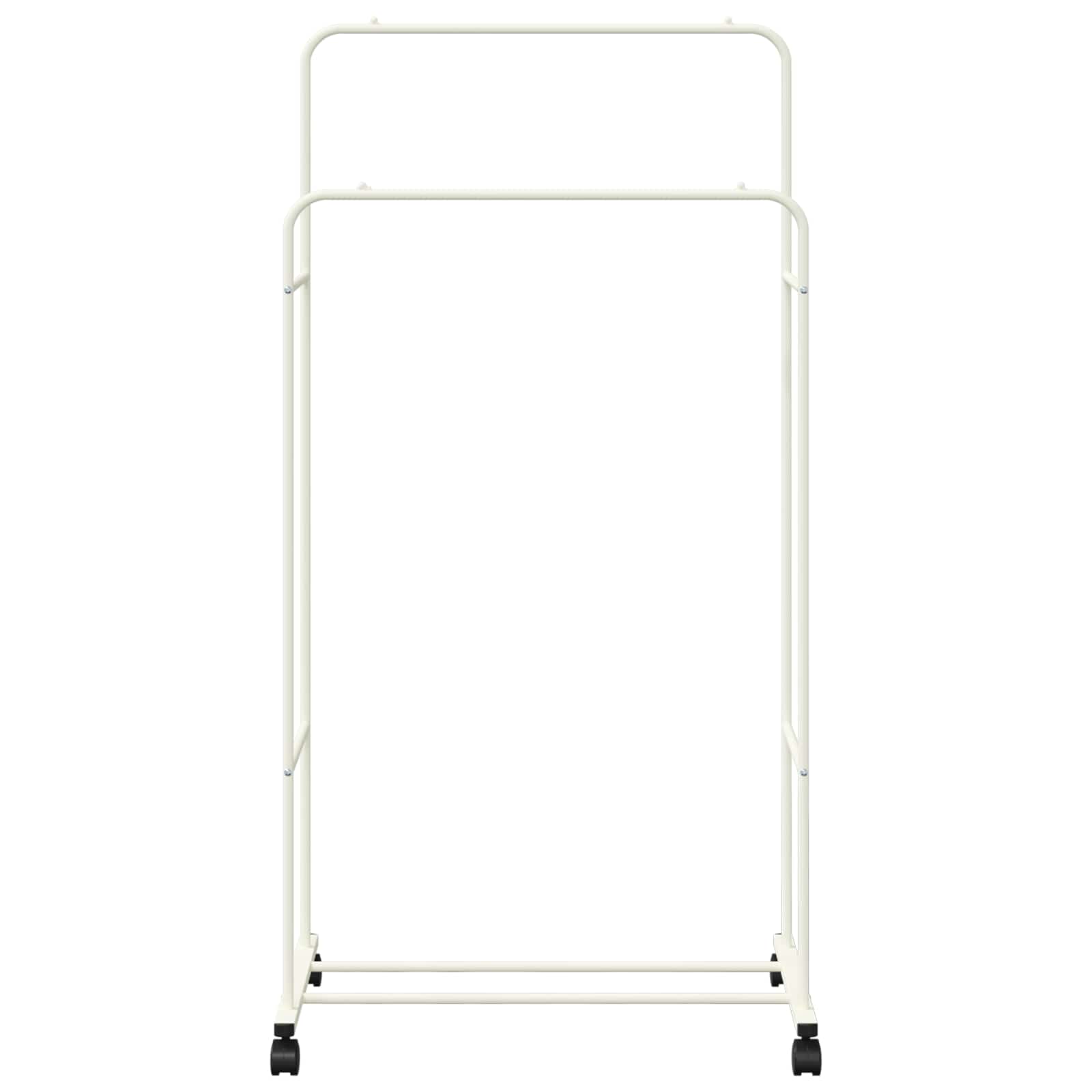 Tøjstativ Ensfarvet Hvid 80 x 53 x 156 cm