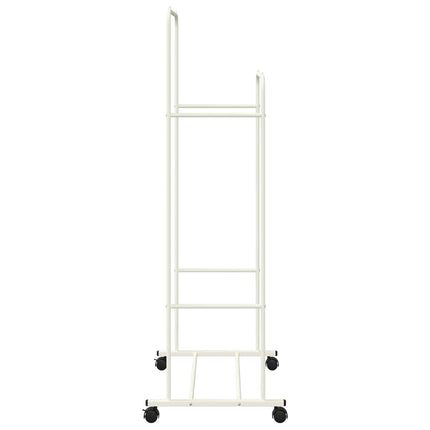 Tøjstativ Ensfarvet Hvid 80 x 53 x 156 cm