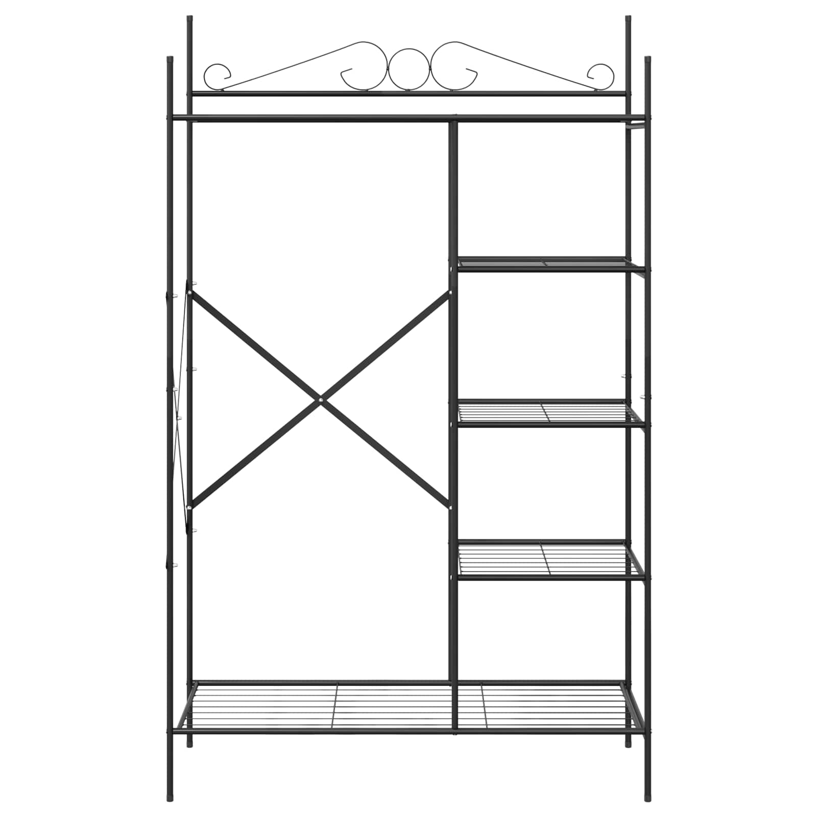 Åben Garderobe med hylde med opbevaring
