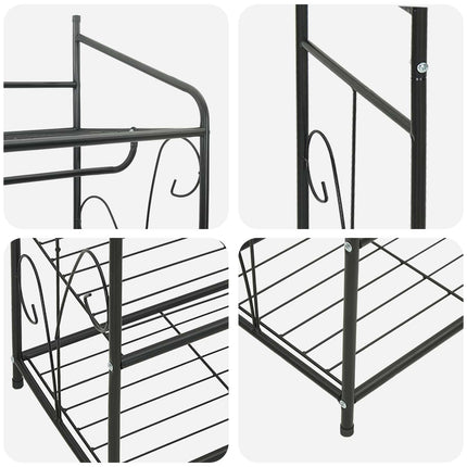 Åben Garderobe Ensfarvet 2 pcs 78 x 36 x 158 cm