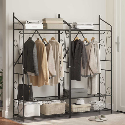 Åben Garderobe Ensfarvet 2 pcs 78 x 36 x 158 cm