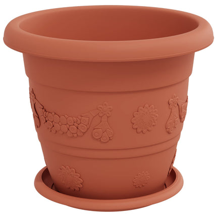 Plantepotter 24 stk. Mursten Rød Ø 26 x 21.5 cm Plastik
