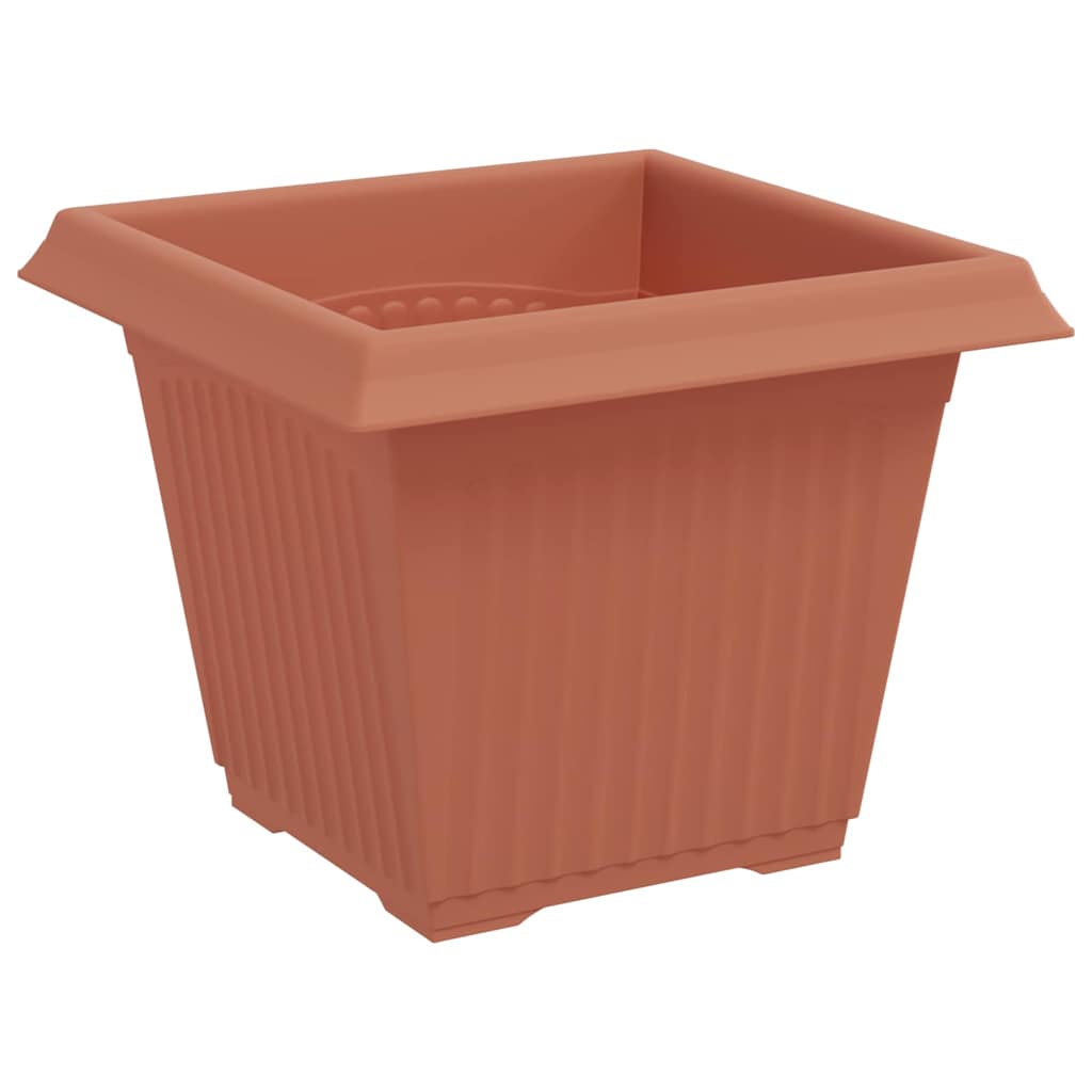 Plantepotter 6 pcs Mursten Rød 20 x 20 x 16 cm Plastik