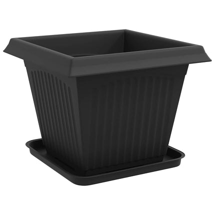 Plantepotter 6 pcs Sort 38 x 38 x 30 cm Plastik