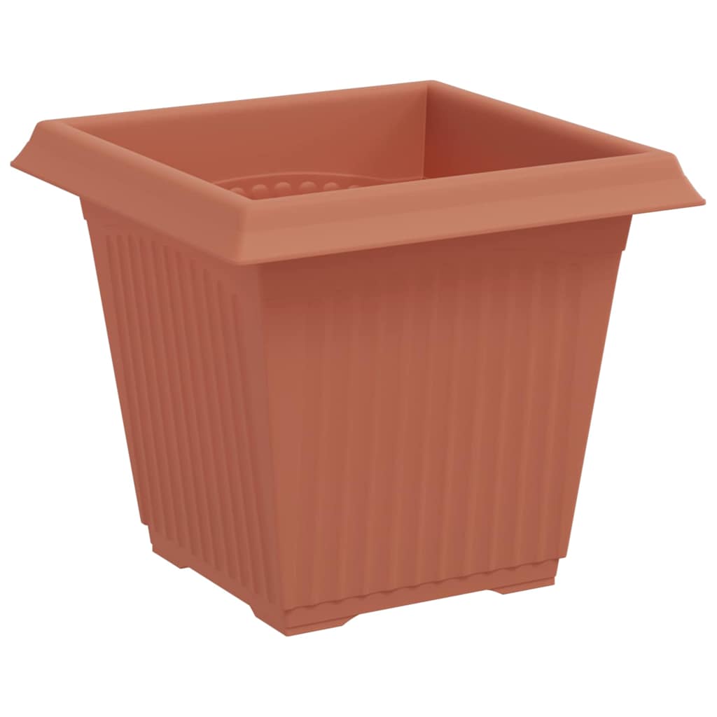 Plantepotter 24 pcs Mursten Rød 16 x 16 x 14 cm Plastik