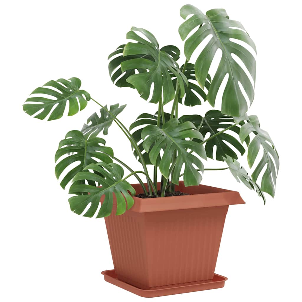 Plantepotter 24 pcs Mursten Rød 38 x 38 x 30 cm Plastik