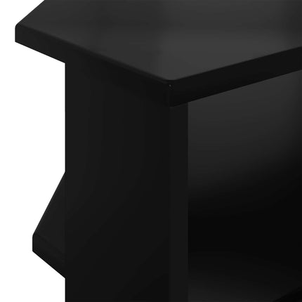 HjørneTVskab 100 x 40,5 x 45 cm Sort Konstrueret træ