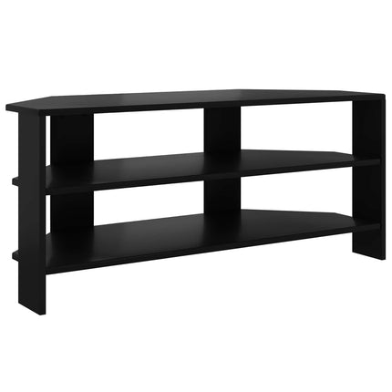 HjørneTVskab 100 x 40,5 x 45 cm Sort Konstrueret træ