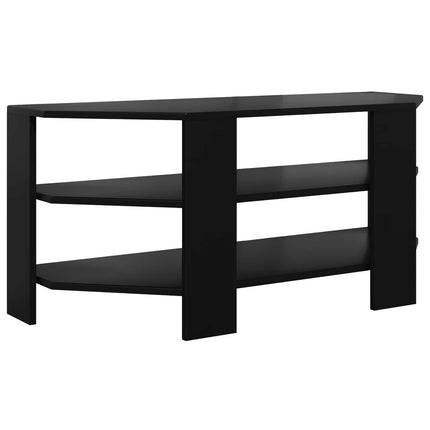 HjørneTVskab 100 x 40,5 x 45 cm Sort Konstrueret træ
