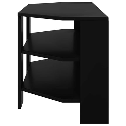 HjørneTVskab 100 x 40,5 x 45 cm Sort Konstrueret træ