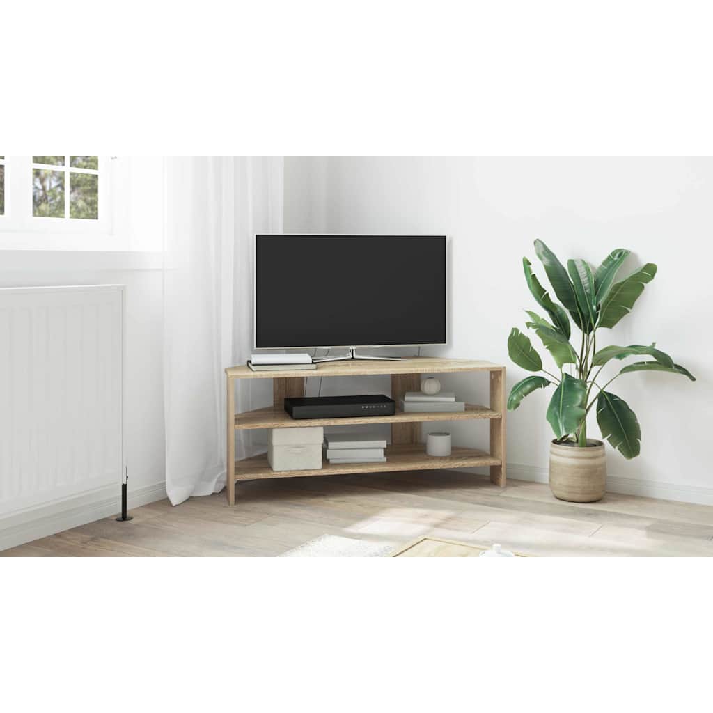 HjørneTVskab Sonoma eg 102x40,5x45cm Konstrueret træ