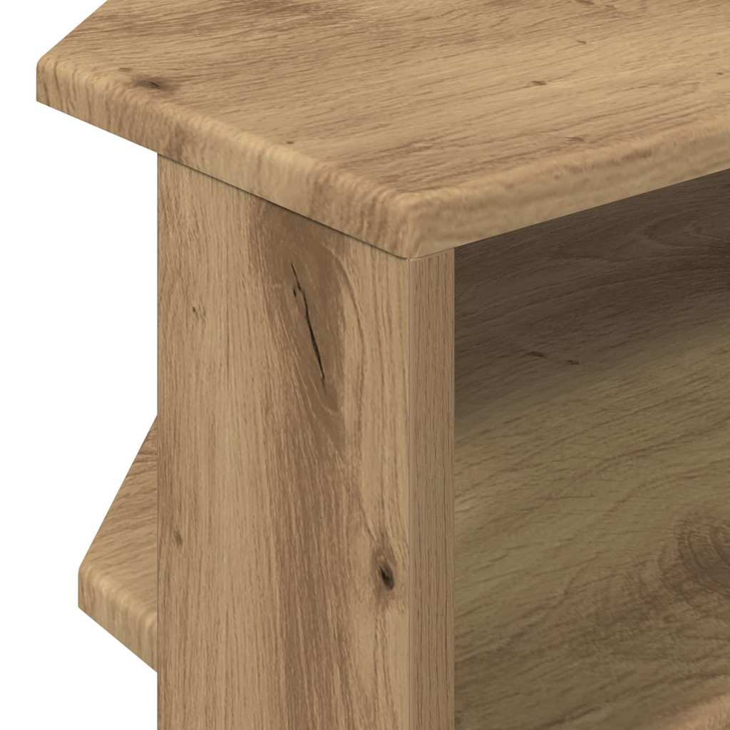 HjørneTVskab Artisan Egetræ 102x40,5x45cm Konstrueret træ
