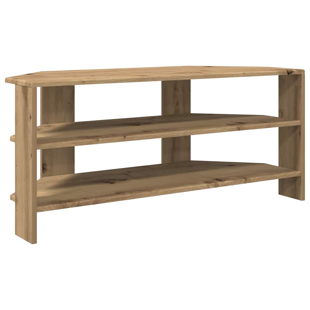 HjørneTVskab Artisan Egetræ 102x40,5x45cm Konstrueret træ
