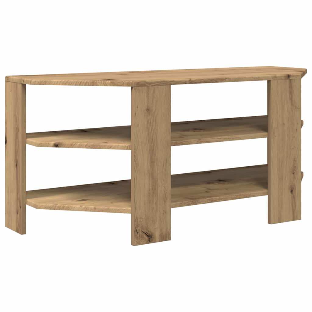 HjørneTVskab Artisan Egetræ 102x40,5x45cm Konstrueret træ