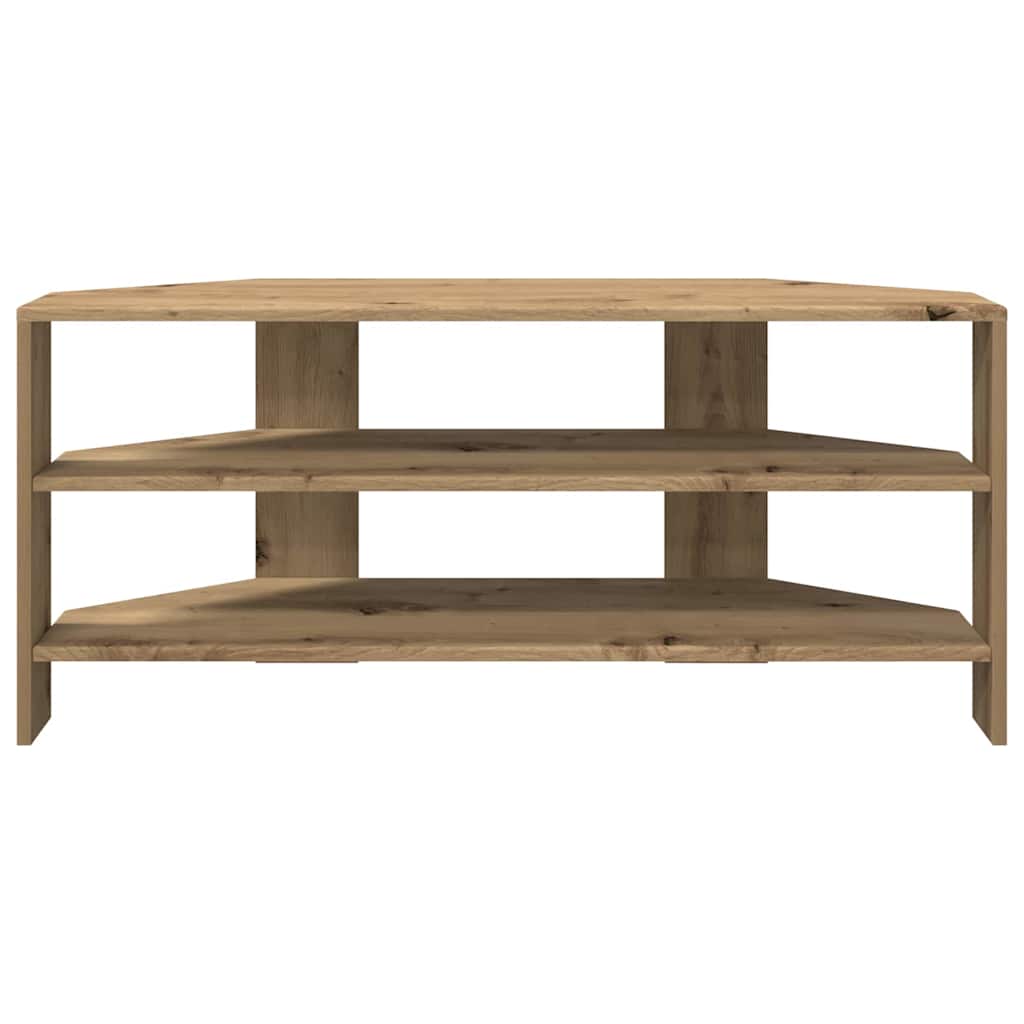 HjørneTVskab Artisan Egetræ 102x40,5x45cm Konstrueret træ