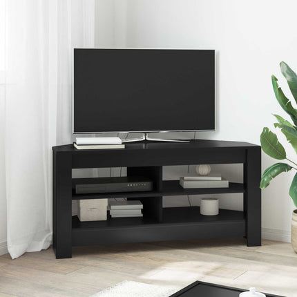 HjørneTVskab 102 x 41 x 50 cm Sort Konstrueret træ