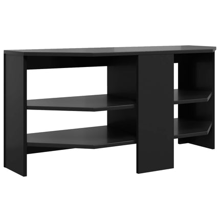 HjørneTVskab 102 x 41 x 50 cm Sort Konstrueret træ