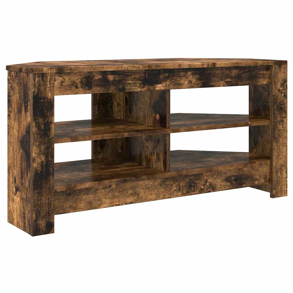 HjørneTVskab Røget eg 102 x 40,5 x 45 cm Konstrueret træ