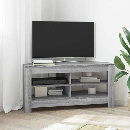 HjørneTVskab 102 x 40,5 x 45 cm Grå Sonoma Konstrueret træ