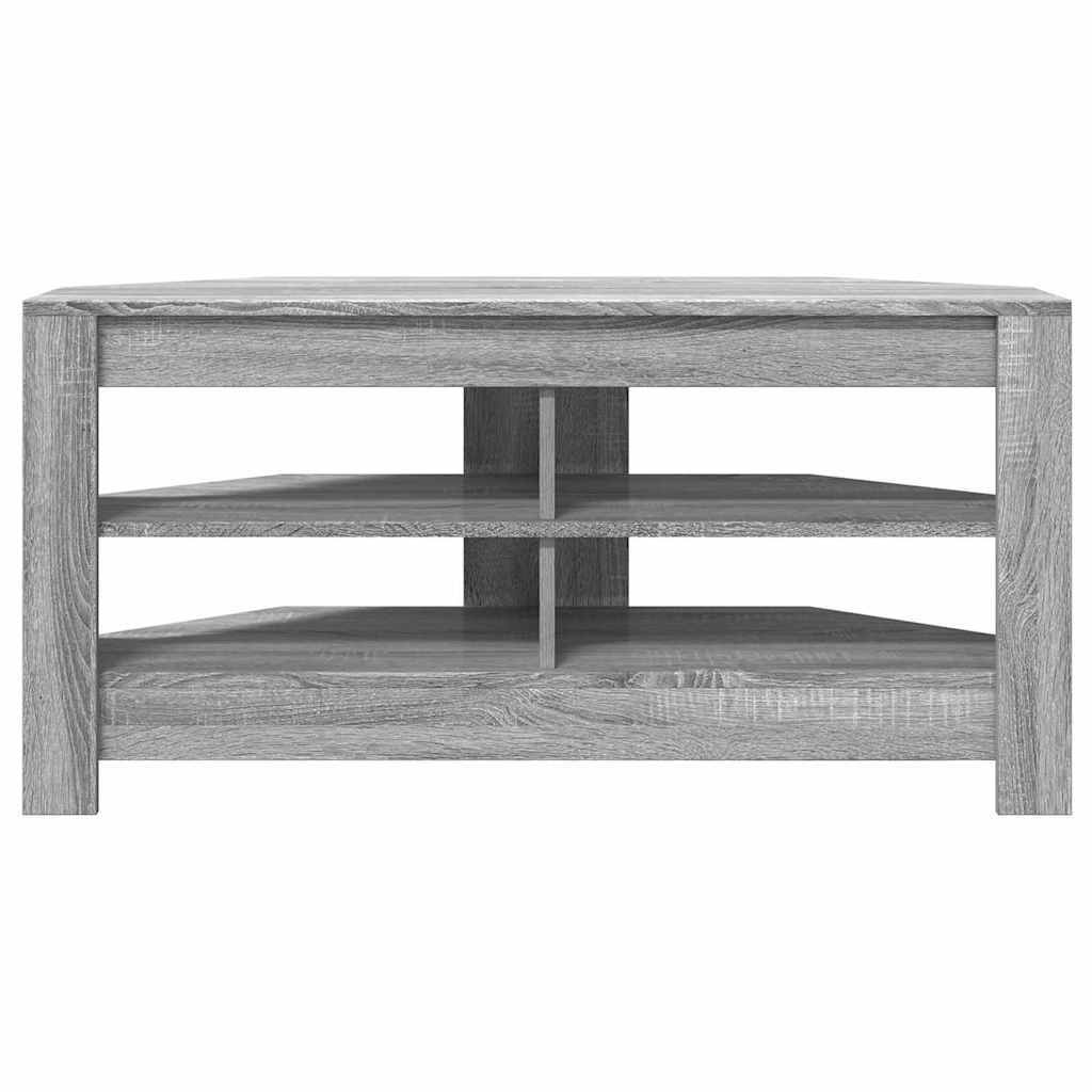 HjørneTVskab Grå Sonoma 102 x 40,5 x 45 cm Konstrueret træ
