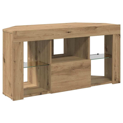 Hjørne LED TV Skab 100 x 40 x 50 cm Artisan Egetræ