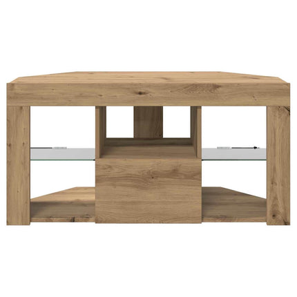 Hjørne LED TV Skab 100 x 40 x 50 cm Artisan Egetræ