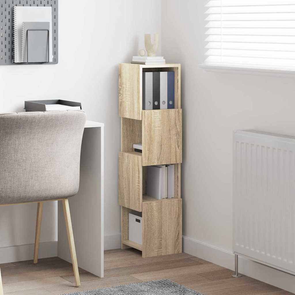 Hjørneskab Sonoma eg 25,5x25x102cm Konstrueret træ