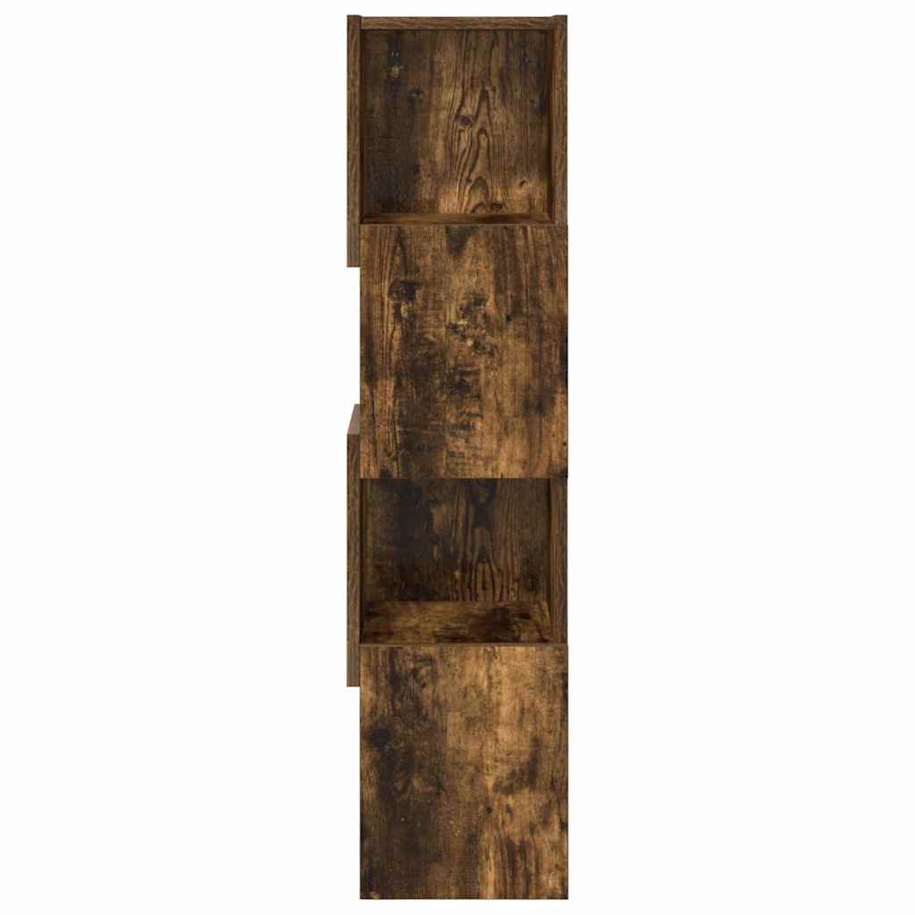 Hjørneskab Røget eg 25,5x25x102cm Konstrueret træ