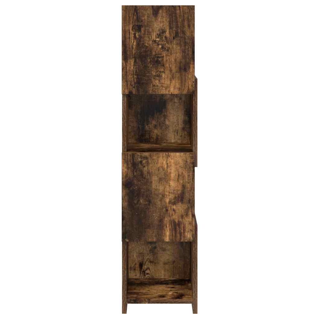 Hjørneskab Røget eg 25,5x25x102cm Konstrueret træ