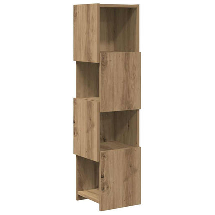 Hjørneskab 25,5x25x102cm Konstrueret træ Artisan Egetræ
