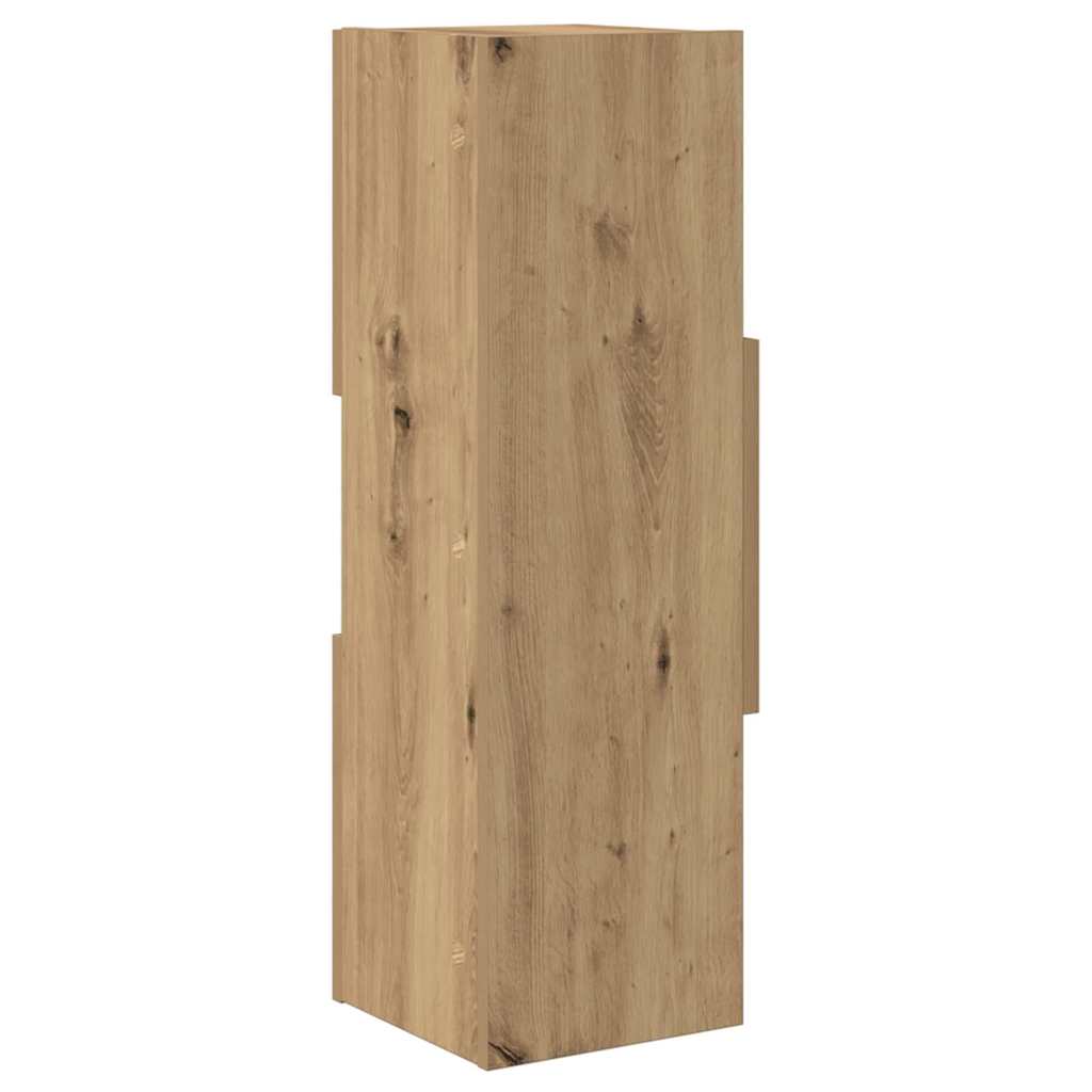 Hjørneskab Artisan Egetræ 25,5x25x80cm Konstrueret træ