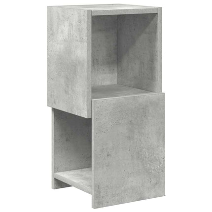 Hjørneskab 25,5x25x55cm Konstrueret træ Beton Grå