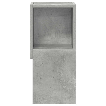 Hjørneskab 25,5x25x55cm Konstrueret træ Beton Grå