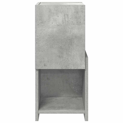 Hjørneskab 25,5x25x55cm Konstrueret træ Beton Grå