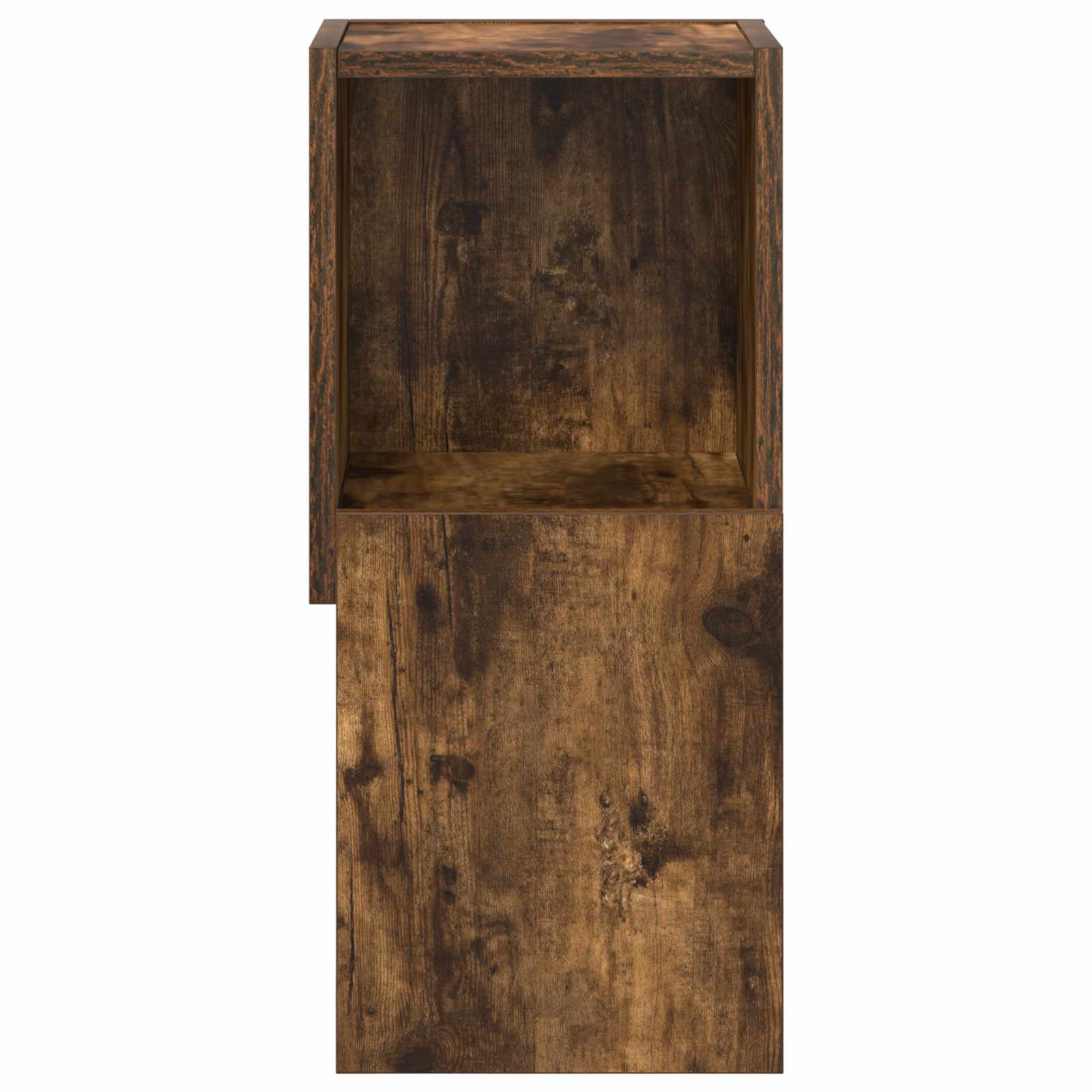 Hjørneskab Røget eg 25,5x25x55cm Konstrueret træ