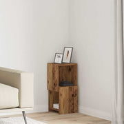 Hjørneskab Gammelt træ 25,5x25x55cm Konstrueret træ