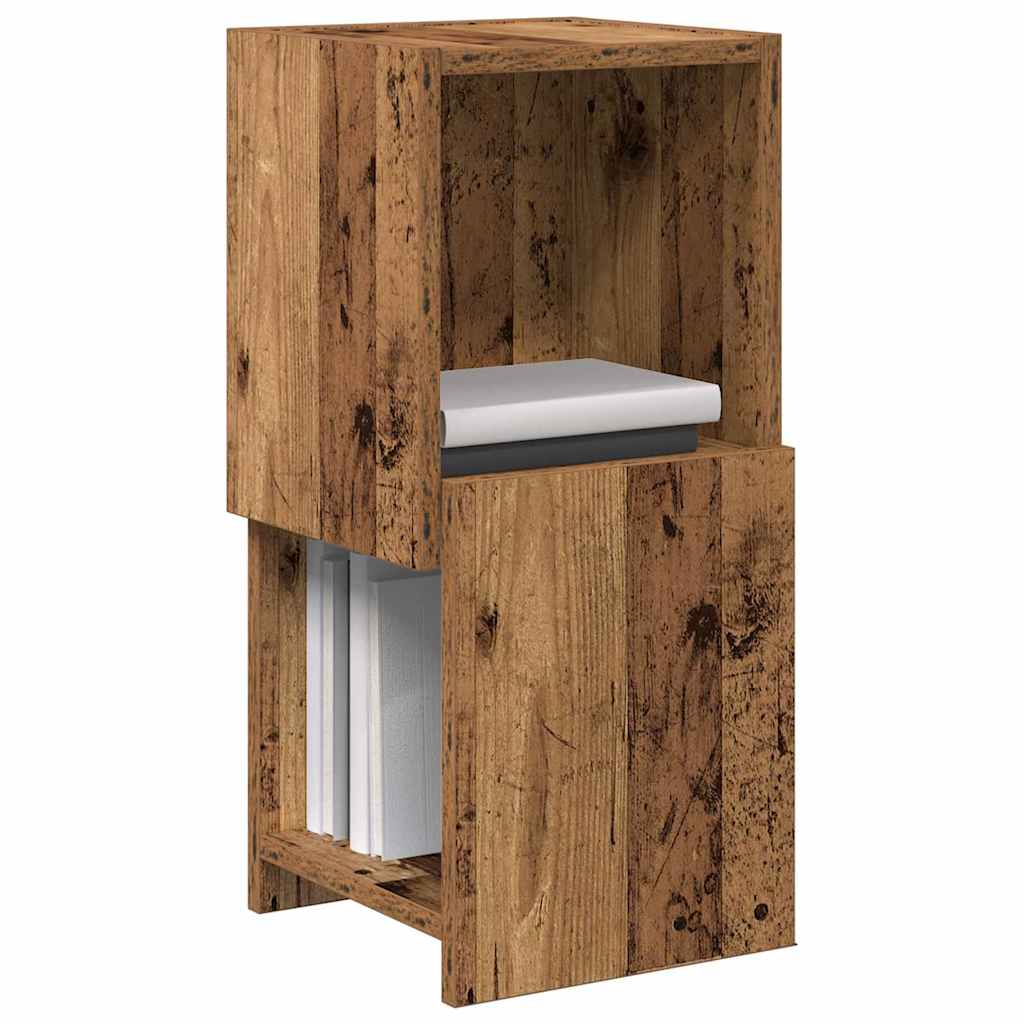 Hjørneskab Gammelt træ 25,5x25x55cm Konstrueret træ