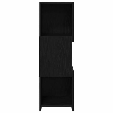 Hjørneskab 30,5x30x95cm Konstrueret træ Sort eg