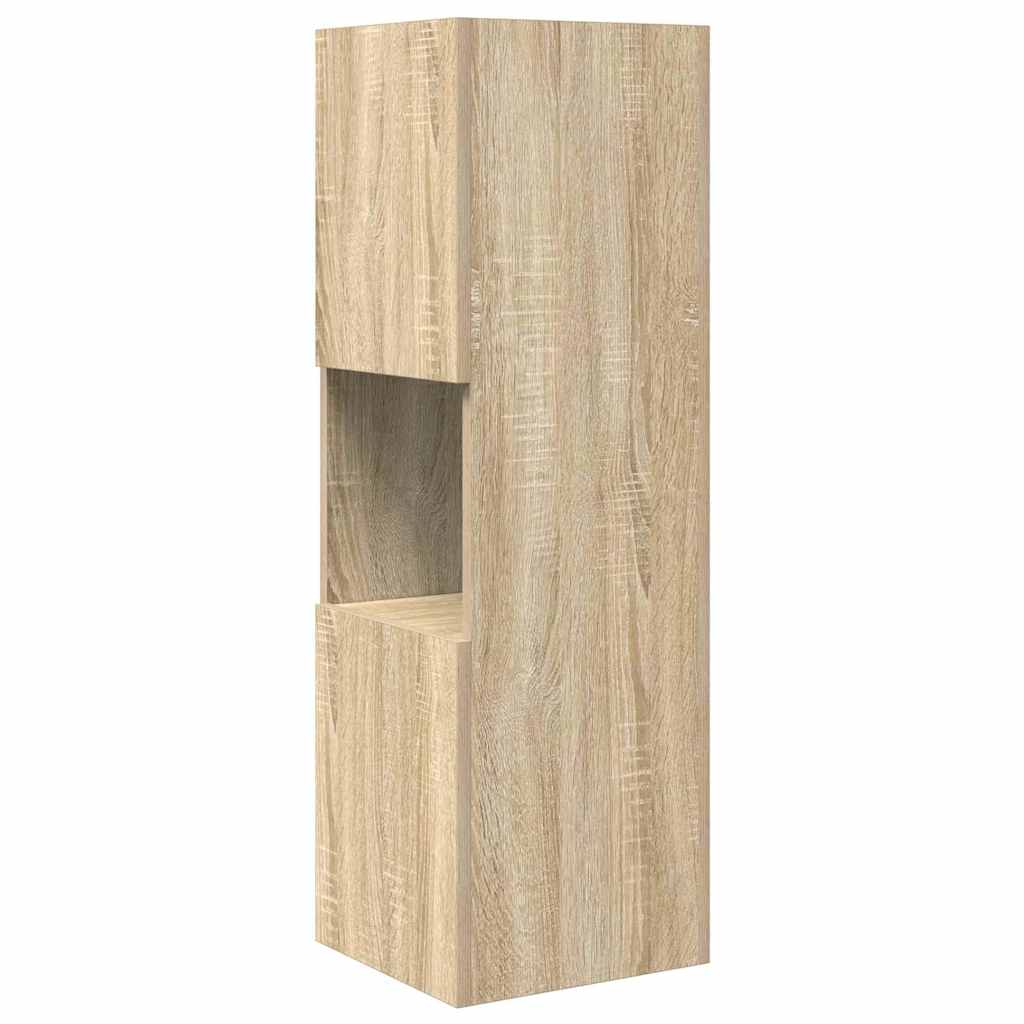 Hjørneskab Sonoma eg 30,5x30x95cm Konstrueret træ