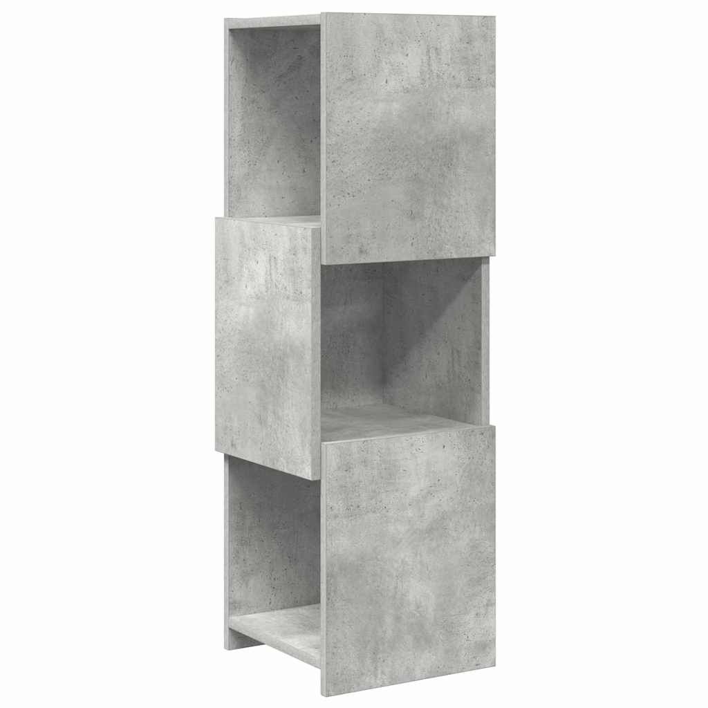 Hjørneskab Beton Grå 30,5x30x95cm Konstrueret træ