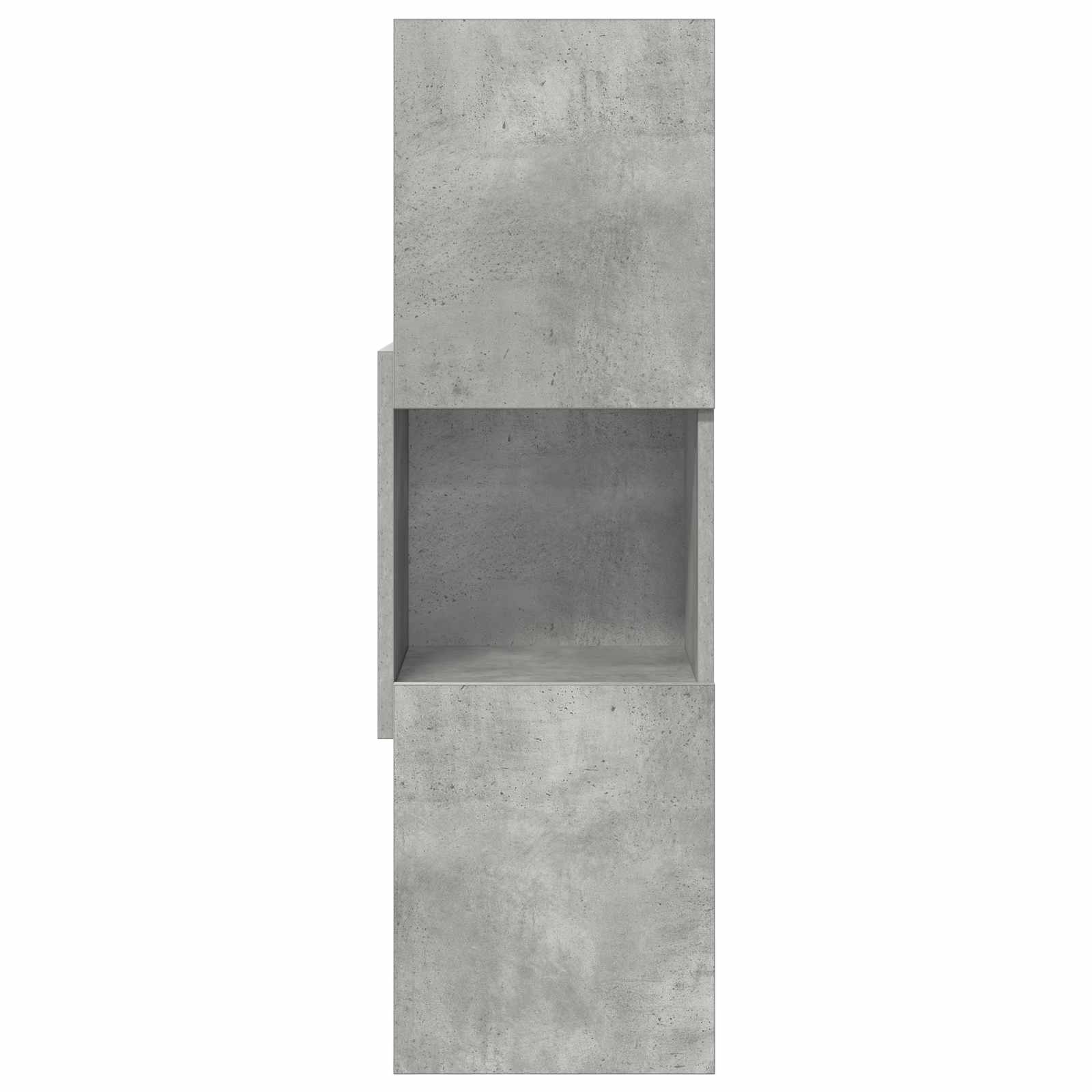 Hjørneskab Beton Grå 30,5x30x95cm Konstrueret træ
