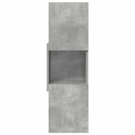 Hjørneskab 30,5x30x95cm Konstrueret træ Beton Grå