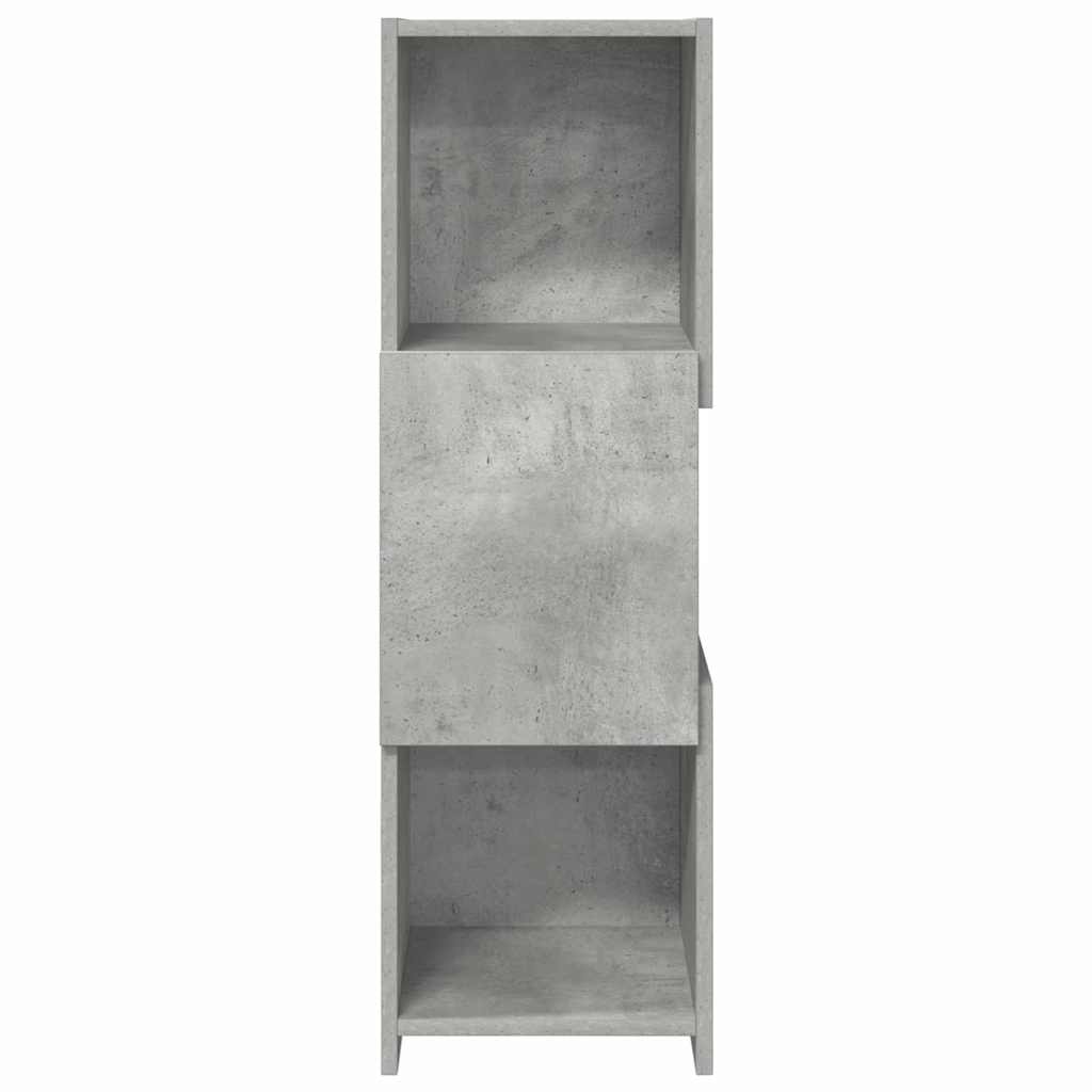 Hjørneskab Beton Grå 30,5x30x95cm Konstrueret træ