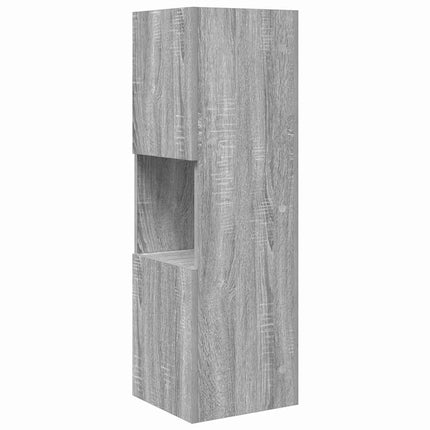 Hjørneskab 30,5x30x95cm Konstrueret træ Grå Sonoma